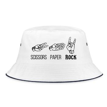 Siccors Paper Rock - Édition Heavy Rock - Bob - blanc/marine - Devant