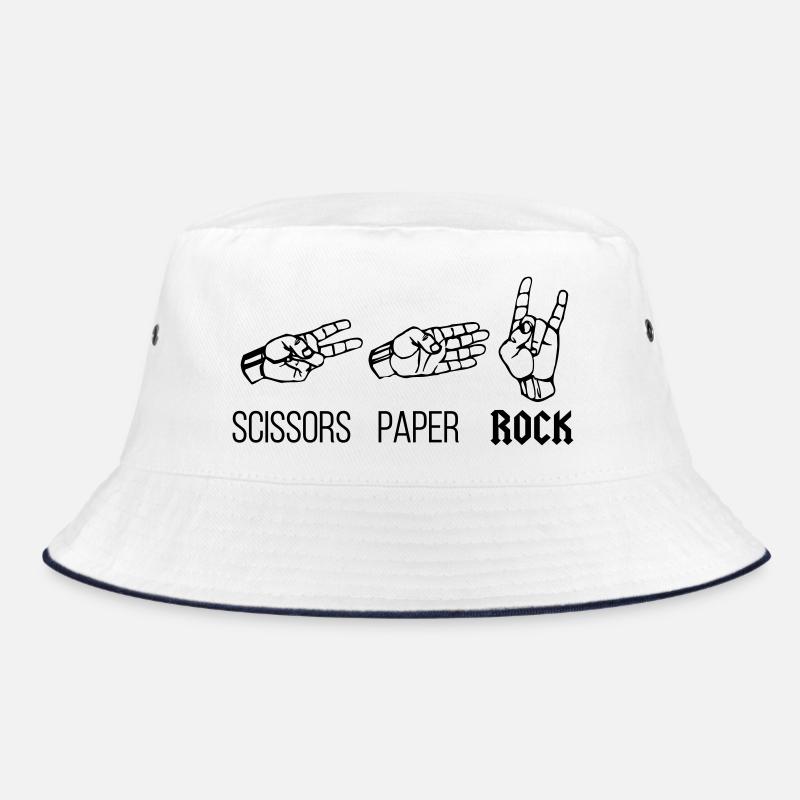 Siccors Paper Rock - Heavy Rock Edition Bucket Hat