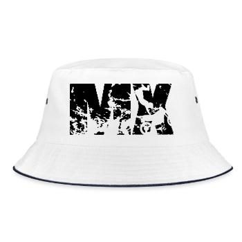 Design classique du motocross MX – Puissance et style - Bob - blanc/marine - Devant