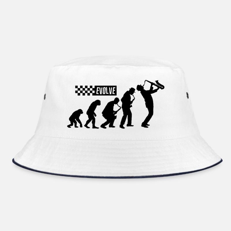 Evolution des Ska – Britisches 2 Tone Musikdesign Bucket Hat