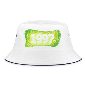 Kratzer 1997 - Bucket Hat - Weiß/Navy - Vorne