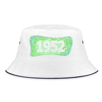 1952 1952 - Bucket Hat - white/navy - Front