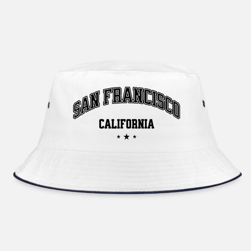 San Francisco Arch Text Tee Bucket Hat