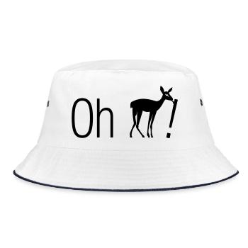 Oh, cher cerf - Bob - blanc/marine - Devant