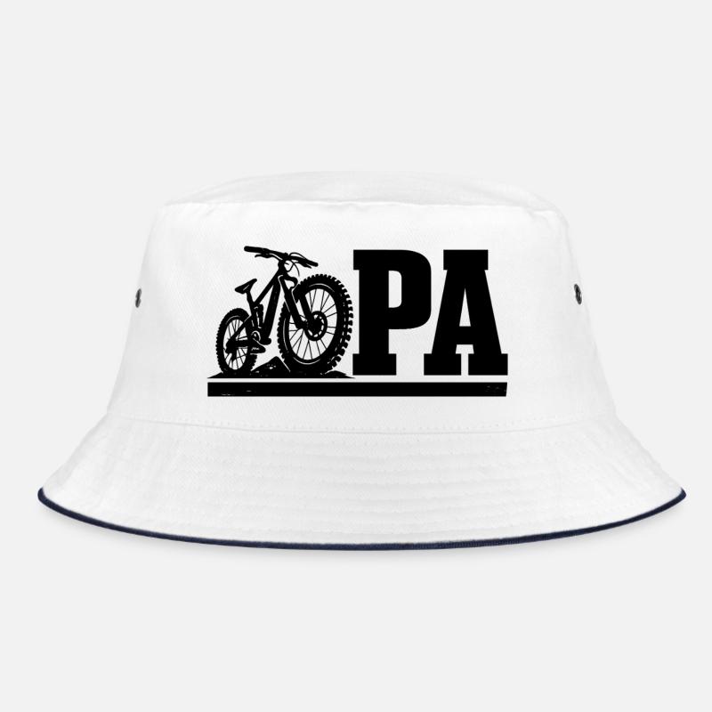 Biker Opa Motorrad Geschenk Lustig Bucket Hat
