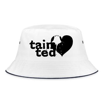 Tainted love inspired by Soft C - Bucket Hat - Weiß/Navy - Vorne