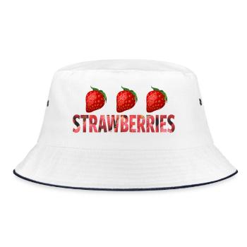Fraises - Bob - blanc/marine - Devant