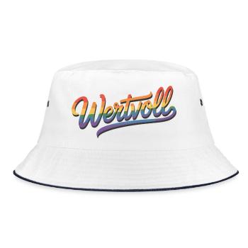 Valuable - Human Dignity LGBT Rainbow Gay Pride - Bucket Hat - white/navy - Front