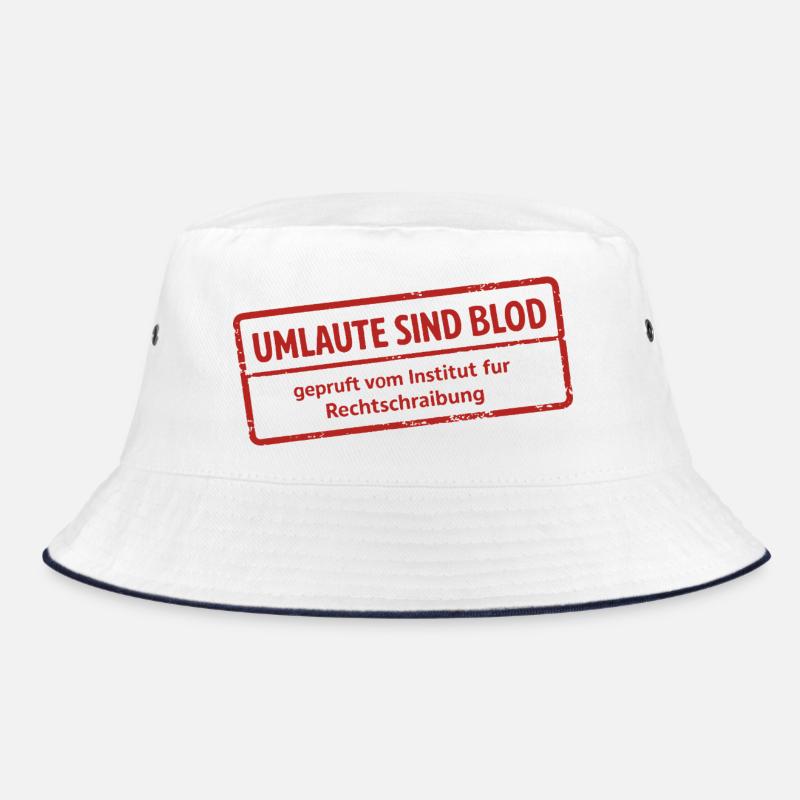 Umlaute sind Blod Stempel Bucket Hat