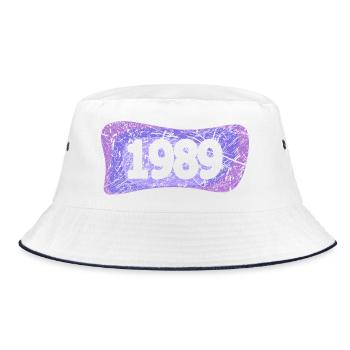 Class reunion 1989 - Bucket Hat - white/navy - Front