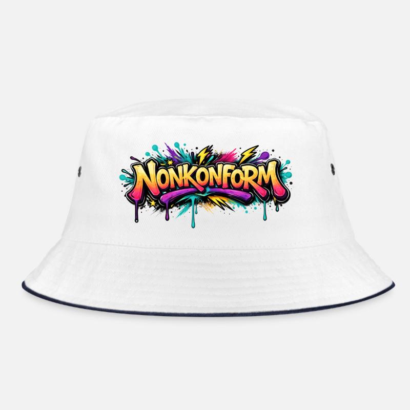 Nonkonform Graffiti  Bucket Hat