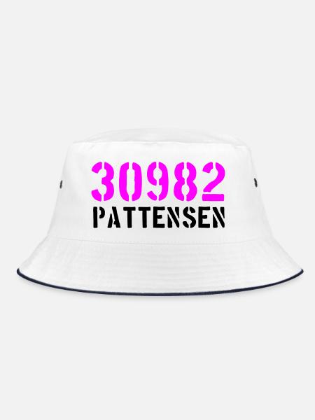 30982_Pattensen - Bucket Hat - white/navy - Front