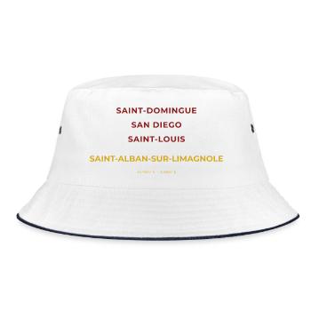 Saint-Alban-sur-Limagnole Lozère - San Diego - Bob - blanc/marine - Devant