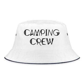 Camping Crew - Bucket Hat - white/navy - Front