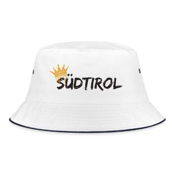 Südtirol - Bucket Hat - Weiß/Navy - Vorne