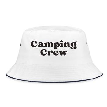 Camping Crew - Bucket Hat - white/navy - Front