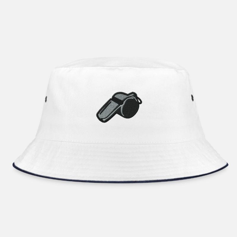 Embroidered Pipe Bucket Hat