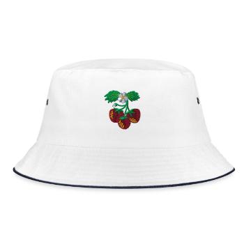 Fraise - Bob - blanc/marine - Devant