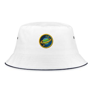 Saturn - Bucket Hat - white/navy - Front