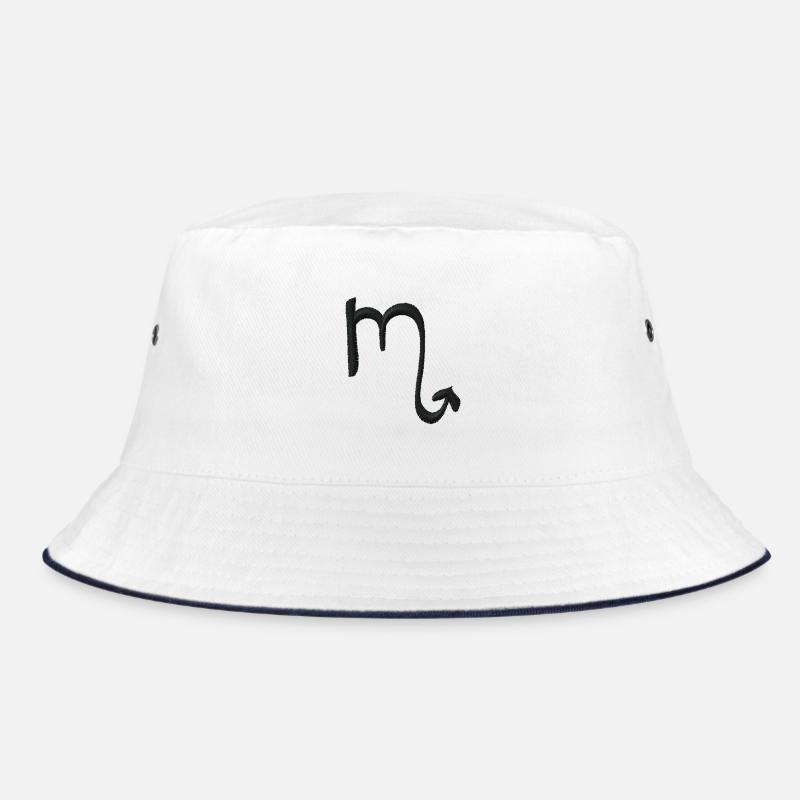 Scorpio - Bucket Hat - white/navy