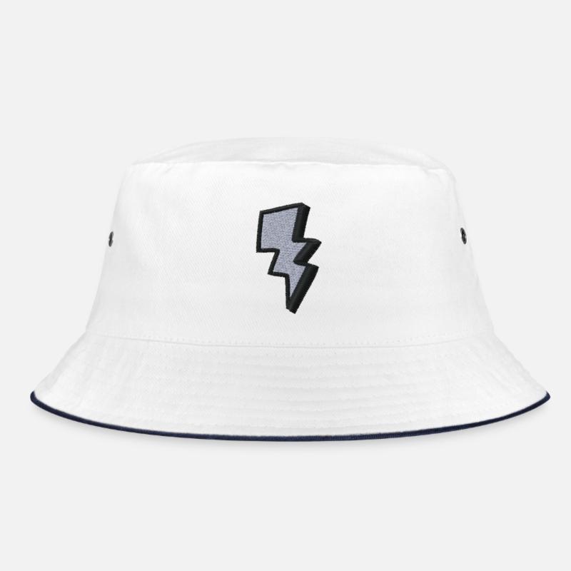 Blitz - Bucket Hat - Weiß/Navy