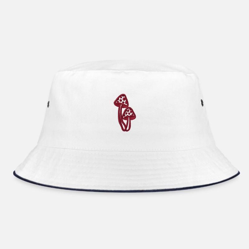 Toadstool embroidered Bucket Hat