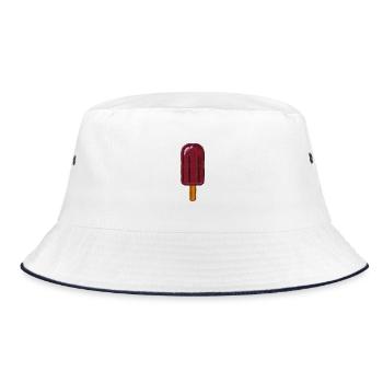 Magneta Icecream - Bucket Hat - white/navy - Front