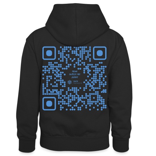 QR The New Internet Shouldn t Be Blockchain Based - Kids’ Contrast Hoodie