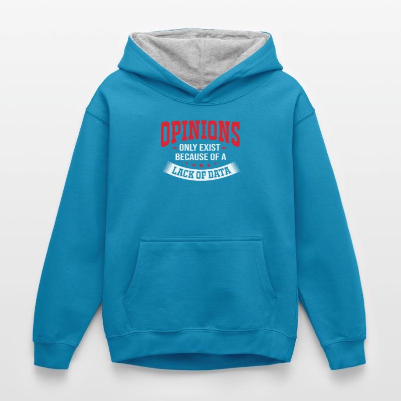 Coder Programmer GPT Kids’ Contrast Hoodie