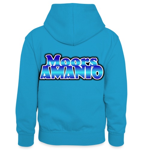 MoorsAmanioLogo - Teenager contrast-hoodie/kinderen contrast-hoodie