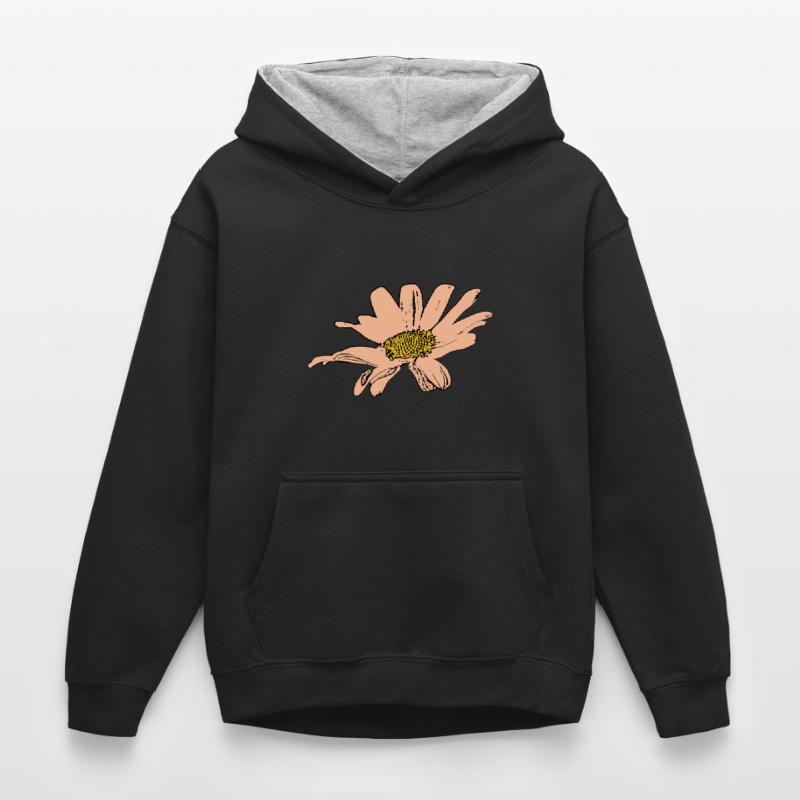 Muttertags Geschenk Mutter Muttertag Geschenkidee  Kinder Kontrast-Hoodie