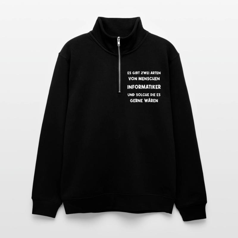Computer Scientist Programmer Computer Science Student Unisex sweater with zip collar