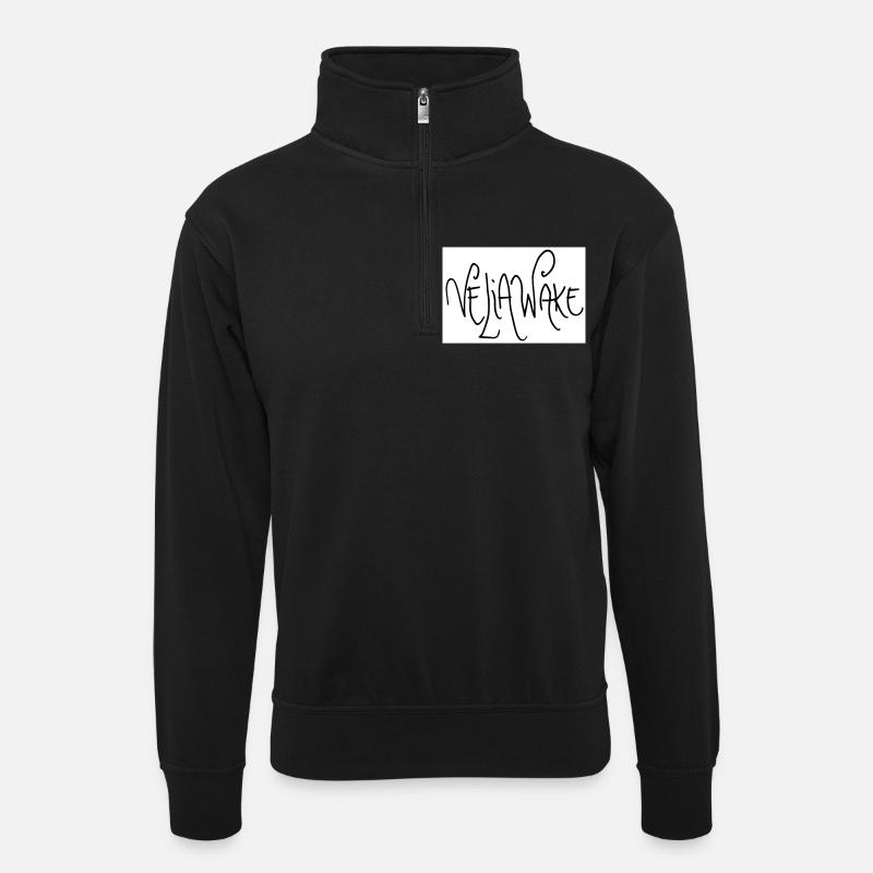 VELIAWAKE - Sweat col montant zippé unisexe - noir
