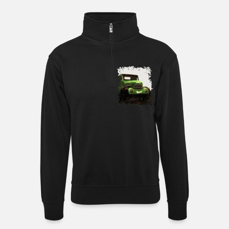 Garant K 30 Robur - Unisex sweater with zip collar - black
