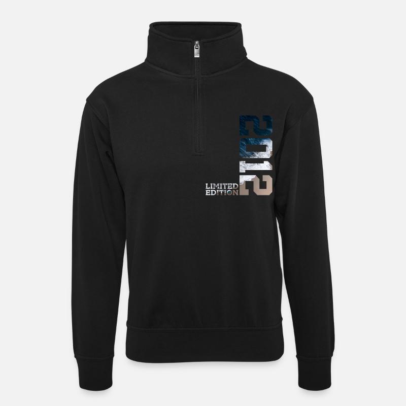 14E ANNIVERSAIRE ÉDITION LIMITÉE 2012 - Sweat col montant zippé unisexe - noir