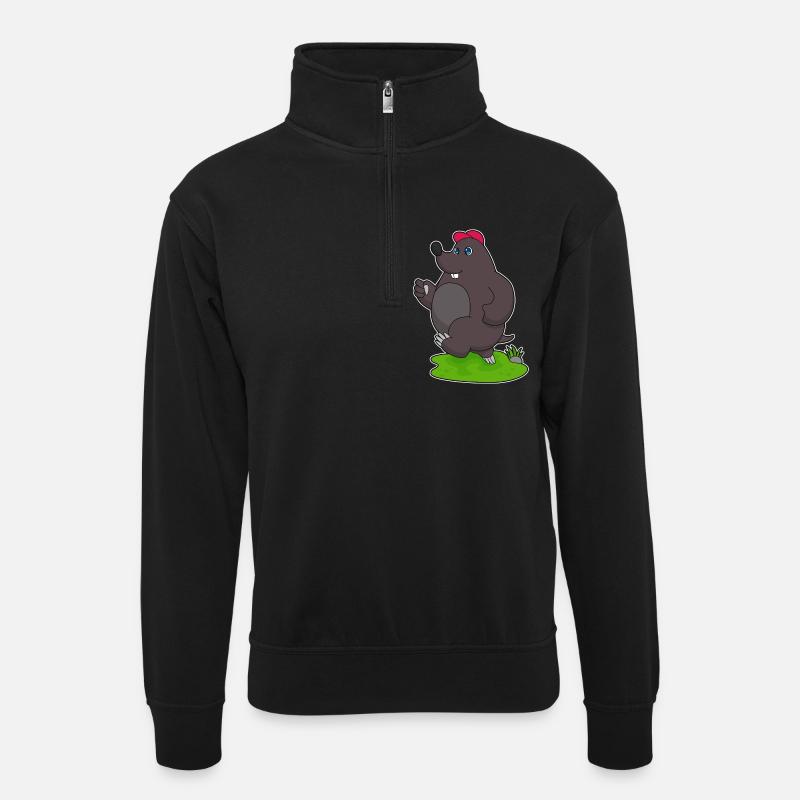 Mole Jogger Jogging - Sweat col montant zippé unisexe - noir