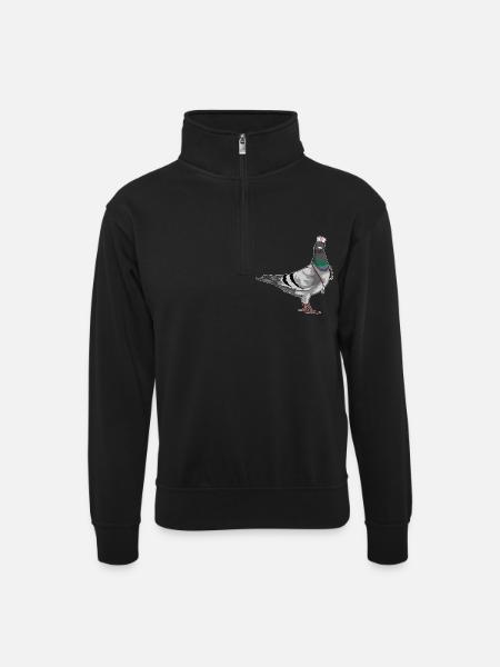 Stéthoscope d’infirmière Dove - Sweat col montant zippé unisexe - noir