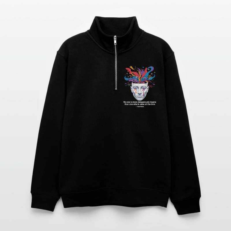 Mind Unleashed | Watts Psychedelic Insight Sweat col montant zippé unisexe