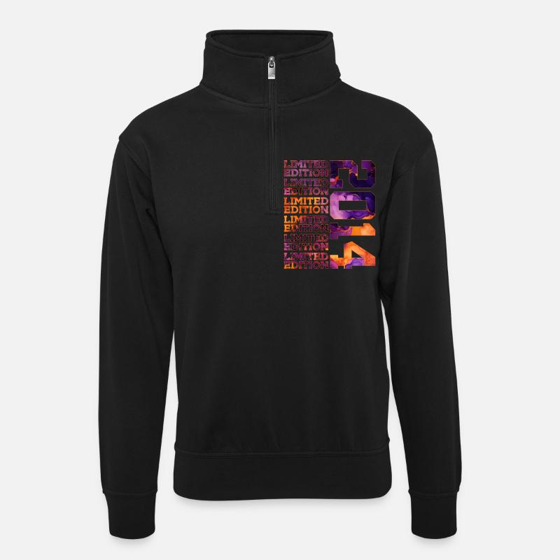 12E ANNIVERSAIRE ÉDITION LIMITÉE 2014 - Sweat col montant zippé unisexe - noir