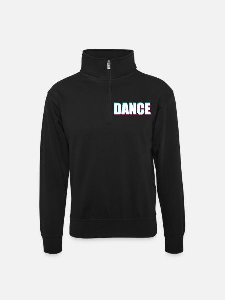Danser - Sweat col montant zippé unisexe - noir