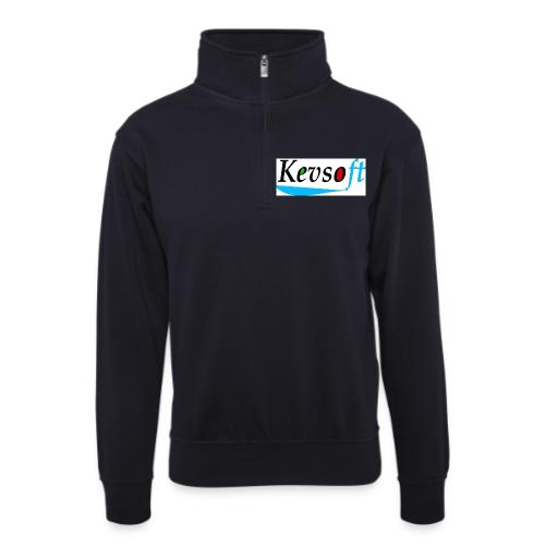 Kevsoft - Unisex sweater with zip collar