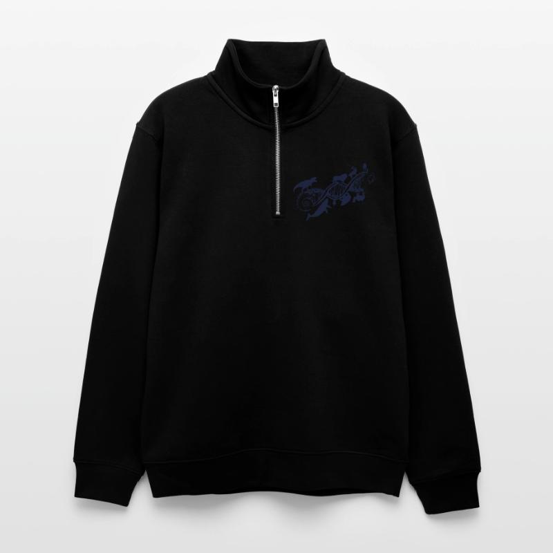 évolution Sweat col montant zippé unisexe