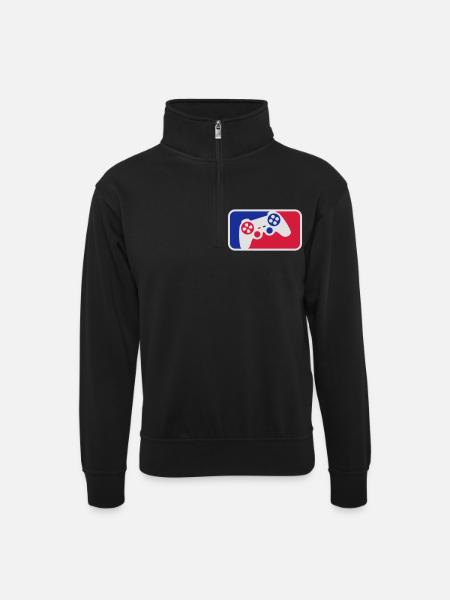 Controller Sport - Sweat col montant zippé unisexe - noir