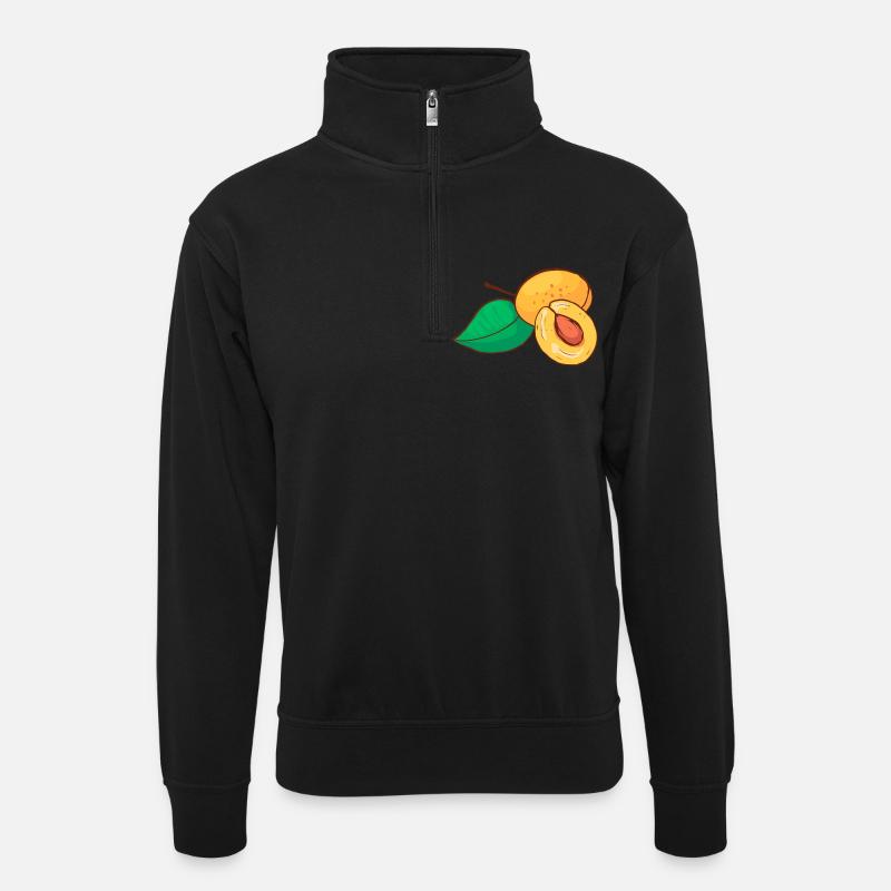 Mirabelle Prune jaune Prune - Sweat col montant zippé unisexe - noir
