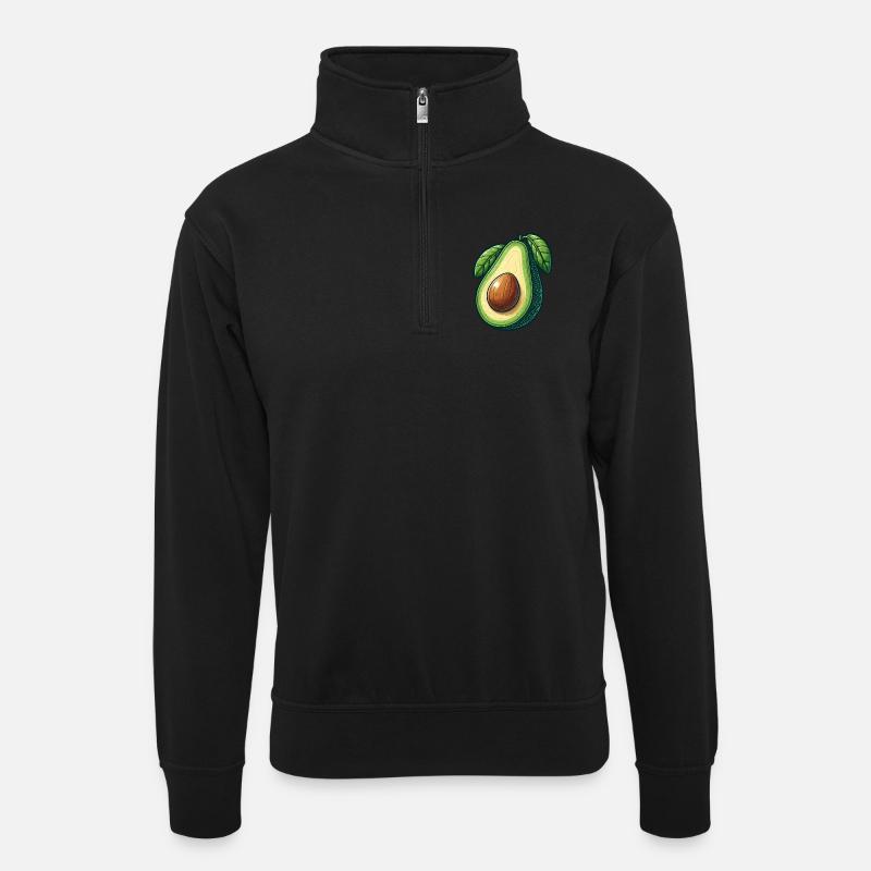 Rechtsanwalt - Unisex Pullover mit Zip-Kragen - Schwarz