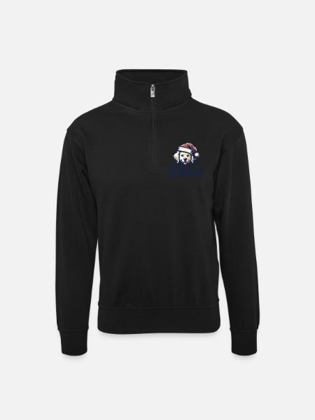 Joyeux dogmes - Sweat col montant zippé unisexe - noir