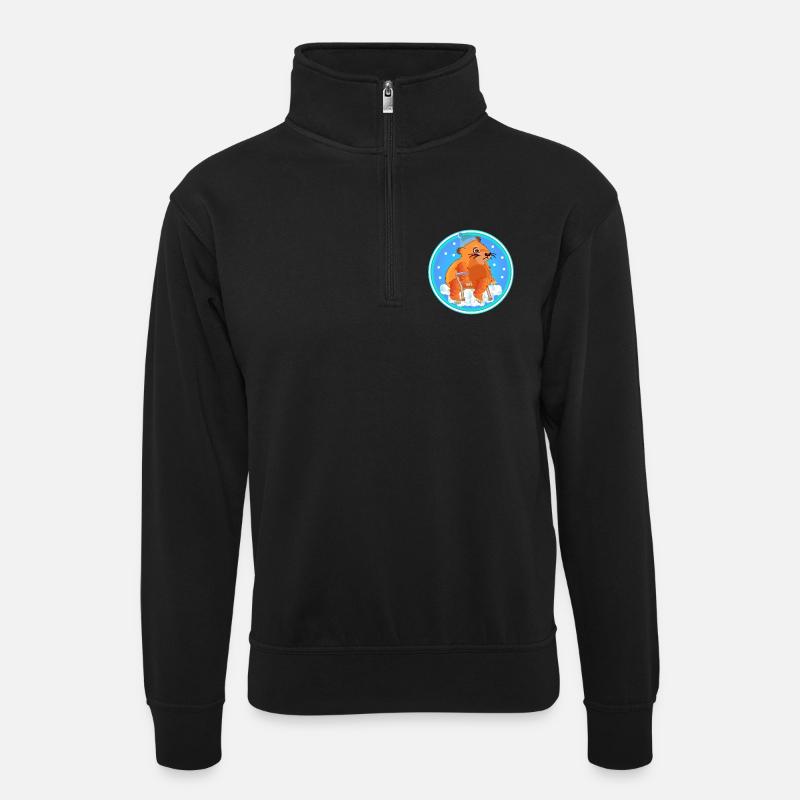 Rétablissez-vous vite - RECOVERY WALKER CAPYBARA - Sweat col montant zippé unisexe - noir