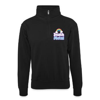 Death metal - Sweat col montant zippé unisexe - noir - Devant
