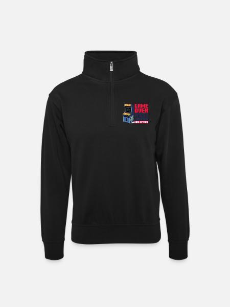 Galactic Blasters par Helfspawn - Sweat col montant zippé unisexe - noir