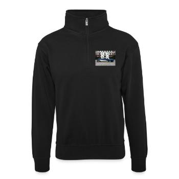 Brixton Hill Buick - Unisex Pullover mit Zip-Kragen - Schwarz - Vorne